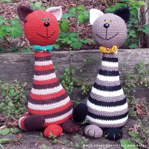 Häkelanleitung ''Kater Eddy & Freddy'' Häkelanleitung ''Kater Eddy & Freddy''