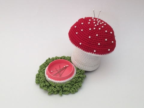 Häkelanleitung Nadelkissen Fliegenpilz Häkelanleitung Nadelkissen Fliegenpilz