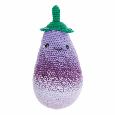 Häkelset Aubergine aus Ricorumi Fresh Friends Lila/Tanne Häkelset Aubergine aus Ricorumi Fresh Friends Lila/Tanne
