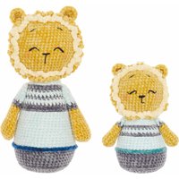 Häkelset Papa Löwe und Linus aus Ricorumi Mini Me