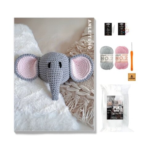 Häkelset Spieluhr Elefant Ella DIY-Set
