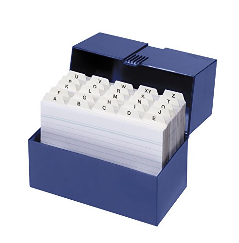Herlitz Karteikasten / Lernbox / DIN A6 / 100 Karteikarten + Register / blau Herlitz Karteikasten / Lernbox / DIN A6 / 100 Karteikarten + Register / blau von Herlitz