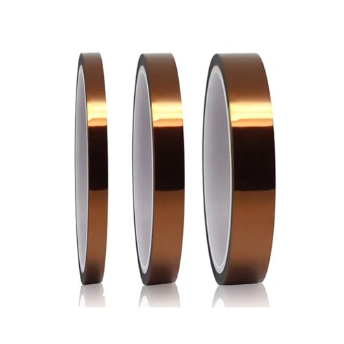 Hitzebeständiges Klebeband,3 Rollen Kapton Tape Polyimid Hitzebeständig Elektro Elektronik Isolierband Hohen Temperaturen Hochtemperatur Band für Sublimations Wellenlöten 3D Drucker 5/10/15mm Hitzebeständiges Klebeband,3 Rollen Kapton Tape Polyimid Hitzebeständig Elektro Elektronik Isolierband Hohen Temperaturen Hochtemperatur Band für Sublimations Wellenlöten 3D Drucker 5/10/15mm von SinChic