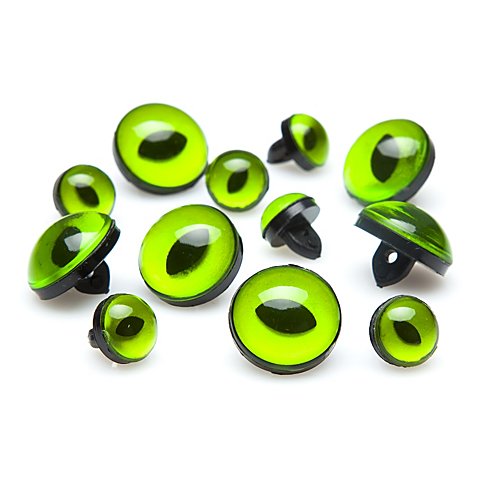 Hochwertige Katzenaugen, 10 + 16 mm, 12 Stück Hochwertige Katzenaugen, 10 + 16 mm, 12 Stück