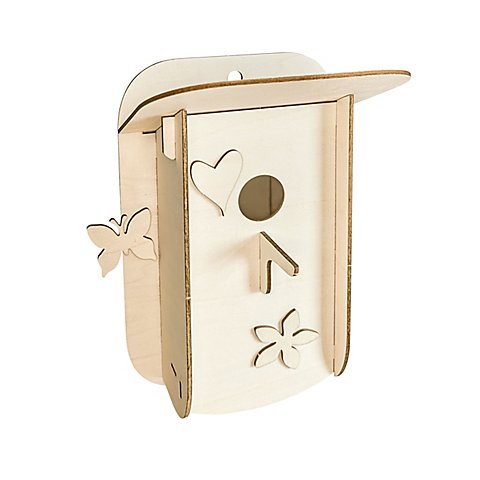 Holzbausatz Nistkasten, 14,5 x 21 cm Holzbausatz Nistkasten, 14,5 x 21 cm