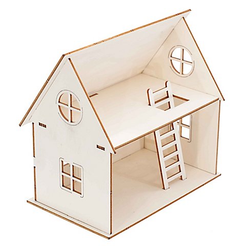 Holzbausatz "Puppenhaus", 26 x 16 x 25 cm Holzbausatz "Puppenhaus", 26 x 16 x 25 cm