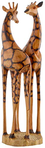 Holzgiraffe Giraffenpaar Afrika Deko "Etana" 42 cm Holz Giraffe Figur Holzfigur Holzgiraffe Giraffenpaar Afrika Deko "Etana" 42 cm Holz Giraffe Figur Holzfigur von Holzgiraffe