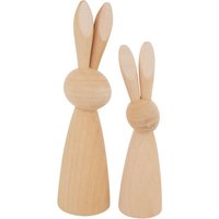 Holzhasen Figurenkegel von Beige