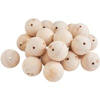 VBS Holzkugeln durchgebohrt - Ø 70 mm, 25 Stück VBS Holzkugeln durchgebohrt - Ø 70 mm, 25 Stück von VBS XXL