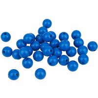 Holzperlen, Ø 12 mm, 30 Stück - Blau von Blau