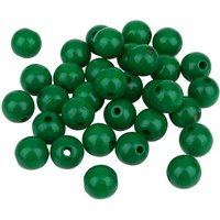 Holzperlen, Ø 12 mm, 30 Stück - Grün von KNORR prandell