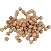 Holzperlen, Ø 8 mm, 85 Stück - Natur von Meyco