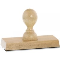 Holzstempel / Wiegestempel (120x50 mm - 10 Zeilen)