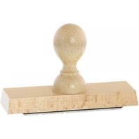 Holzstempel / Wiegestempel (130x40 mm - 8 Zeilen)