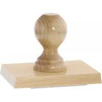 Holzstempel / Wiegestempel (130x90 mm - 18 Zeilen)