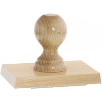 Holzstempel / Wiegestempel (130x90 mm - 18 Zeilen)