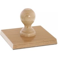 Holzstempel / Wiegestempel (140x140 mm - 28 Zeilen)