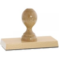 Holzstempel / Wiegestempel (140x60 mm - 12 Zeilen)