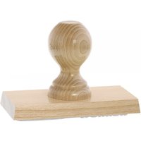 Holzstempel / Wiegestempel (140x70 mm - 14 Zeilen)