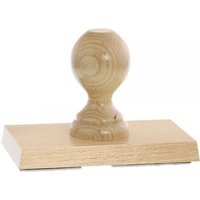 Holzstempel / Wiegestempel (140x80 mm - 16 Zeilen)