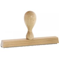 Holzstempel / Wiegestempel (150x20 mm - 4 Zeilen)