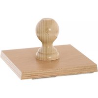 Holzstempel / Wiegestempel (160x160 mm - 32 Zeilen)