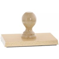 Holzstempel / Wiegestempel (170x100 mm - 20 Zeilen)