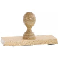 Holzstempel / Wiegestempel (170x60 mm - 12 Zeilen)