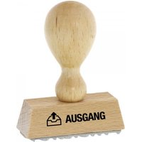 Holzstempel AUSGANG (50 x 9 mm)