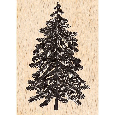 Holzstempel "Baum", 4 x 6,5 cm Holzstempel "Baum", 4 x 6,5 cm