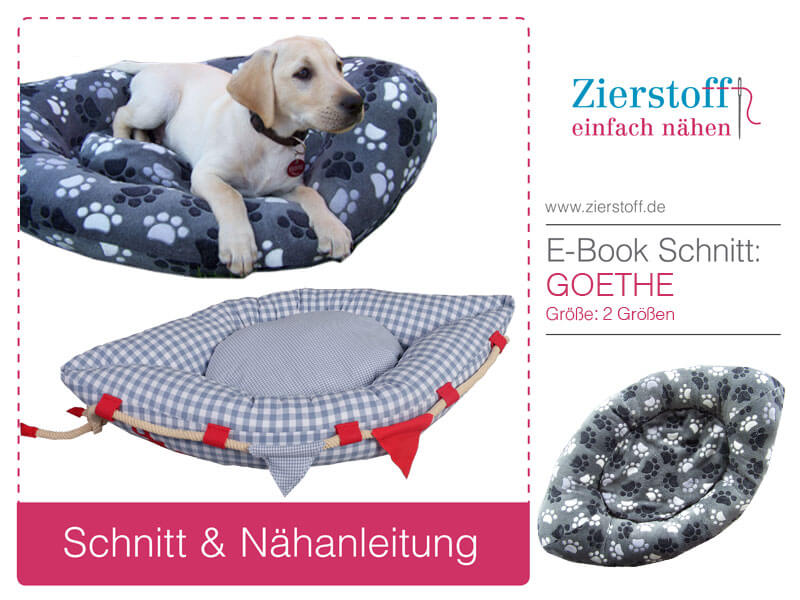 Hundekörbchen / Hundekissen ""GOETHE"" Hundekörbchen / Hundekissen ""GOETHE""
