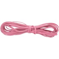 Imitationslederband, 3mm x 5m - Rosa Imitationslederband, 3mm x 5m - Rosa von UIT