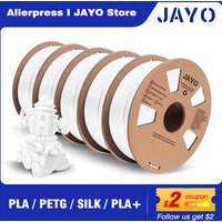 JAYO 3D Filament PLA/PLA META/PETG/SILK/PLA+/Wood/ Rainbow/Marble 1.75mm 5Roll 1.1KG/0.65KG 3D Printer Filament for 3D Printer