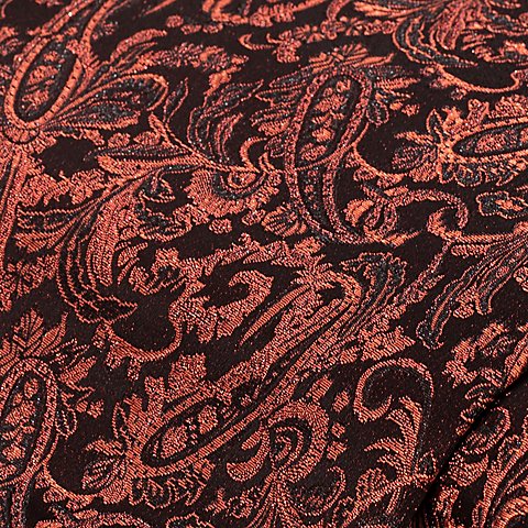 Jacquard "Royal Paisley", rot/schwarz Jacquard "Royal Paisley", rot/schwarz