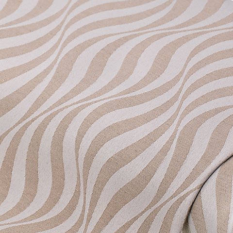 Jacquard "Wellen", taupe Jacquard "Wellen", taupe