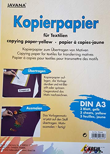 Javana Kopierpapier gelb, 3Bg. A3 [Bürobedarf & Schreibwaren]
