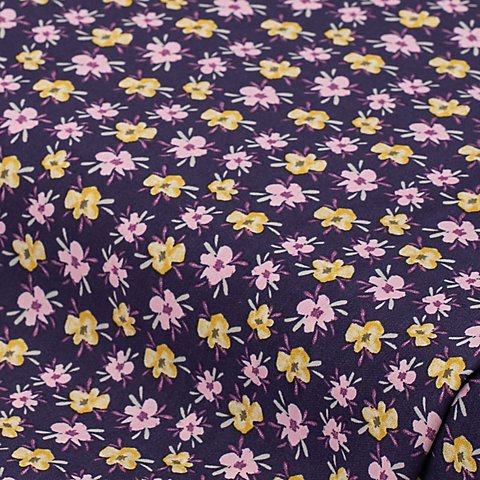 Javanaise "Blumen", lila-color Javanaise "Blumen", lila-color
