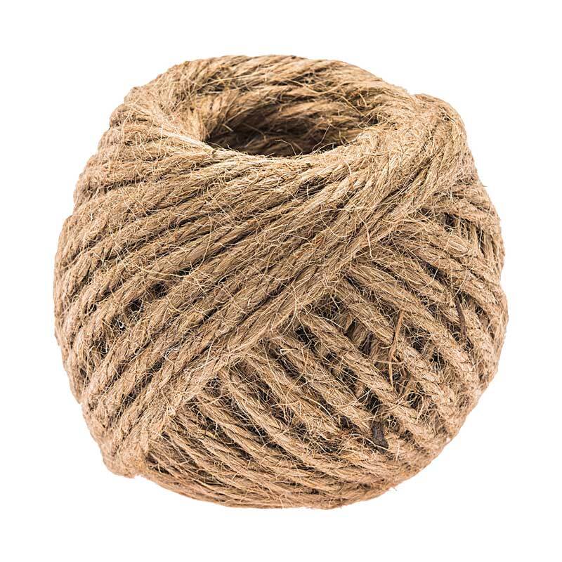 Jutekordel natur 3mm 100g von idee. Creativmarkt