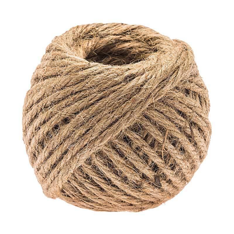 Jutekordel natur 3mm 100g von idee. Creativmarkt