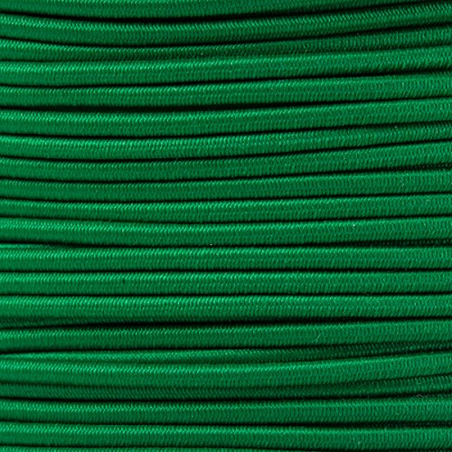 KAHAGE - BUTONIA 10m Gummikordel - Hutgummi - Rundgummi, hochwertig, extra-stark in 2mm, grün