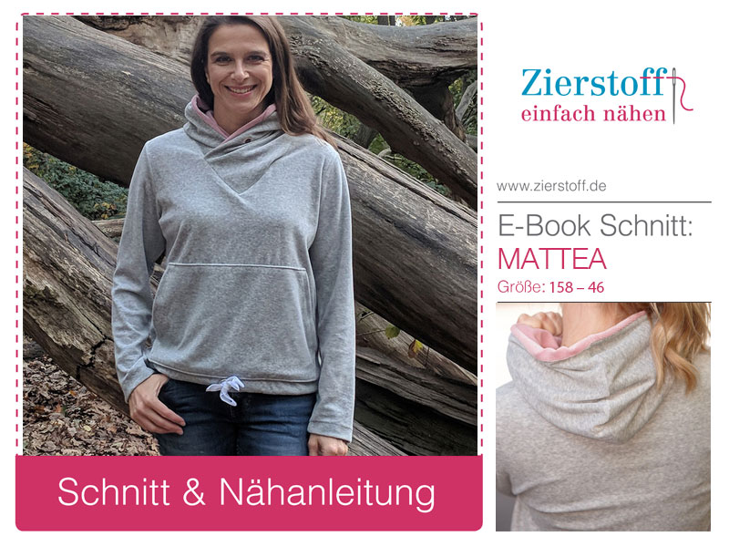 Kapuzenshirt ""MATTEA"", Gr. 158 – Damengr. 46 Kapuzenshirt ""MATTEA"", Gr. 158 – Damengr. 46