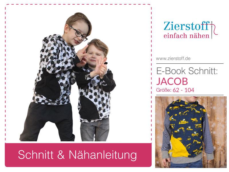 Hoodie, Sweatshirt ""JACOB"", Gr. 62 – 104 Hoodie, Sweatshirt ""JACOB"", Gr. 62 – 104