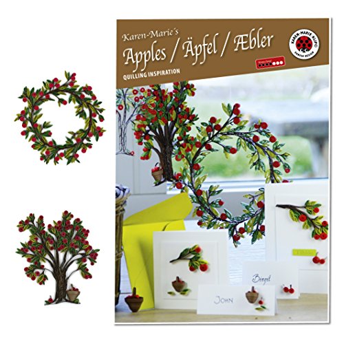 Karen Marie's Quilling Anleitung Äpfel und Apfelbaum