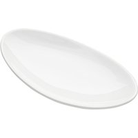 Keramik-Seifenschale "oval 2" von Weiß