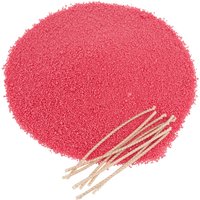 Kerzensand, 175 g - 8 Dochte, Pastell-Rot Kerzensand, 175 g - 8 Dochte, Pastell-Rot von Stellwag creative