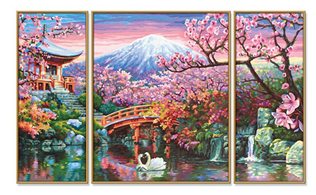 Kirschbl�te in Japan - Triptychon Kirschbl�te in Japan - Triptychon