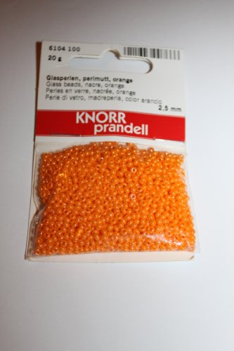 Knorr Prandell Böhm.Rocaille 2,5mm 20g orange von Knorr Prandell