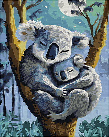 Koala mit Baby