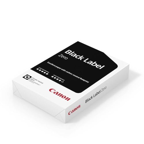 Canon Black Label Zero 99859554 Universal Druckerpapier Kopierpapier DIN A4 75 g/m² 500 Blatt Weiß Canon Black Label Zero 99859554 Universal Druckerpapier Kopierpapier DIN A4 75 g/m² 500 Blatt Weiß von Canon