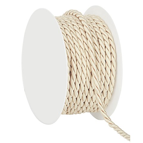 Kordel, creme, 4 mm, 10 m Kordel, creme, 4 mm, 10 m